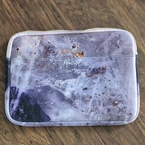 MyTagalongs Gray and Gold Marble Laptop Sleeve